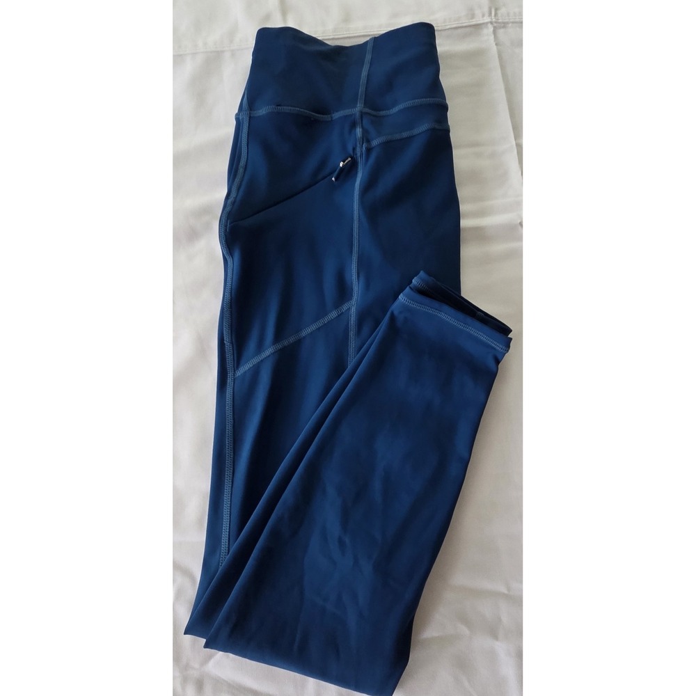 Athleta Contender Tight Peacock Small Zipper Pockets‎ See Description